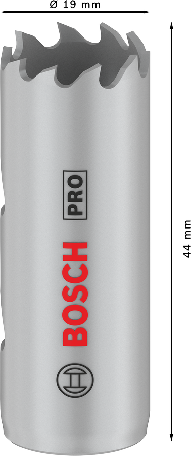 SEGA A TAZZA MULTIMATERIALE BOSCH PRO diametro 19 mm 2608901493