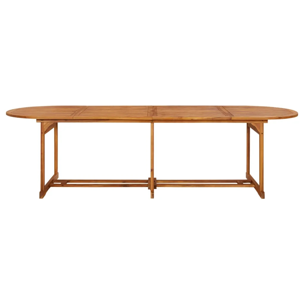 Set da Pranzo da Giardino 13 pz 280x90x75 cm Massello di Acacia 3086981