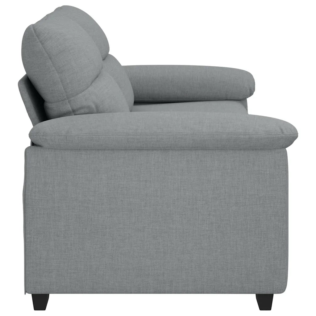 Divano a 2 Posti Grigio Chiaro 180x81x84 cm in Tessuto 4105307