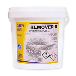 Remover 6 Secchio 5 Kg, Pulitore Gel Rimozione Scritte e Graffiti Edifici | Kiter