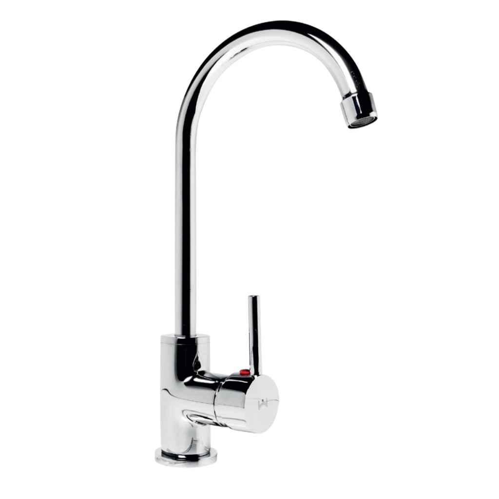 Miscelatore monoforo ottone per lavello cucina berlino erogazione orientabile *** confezione 1