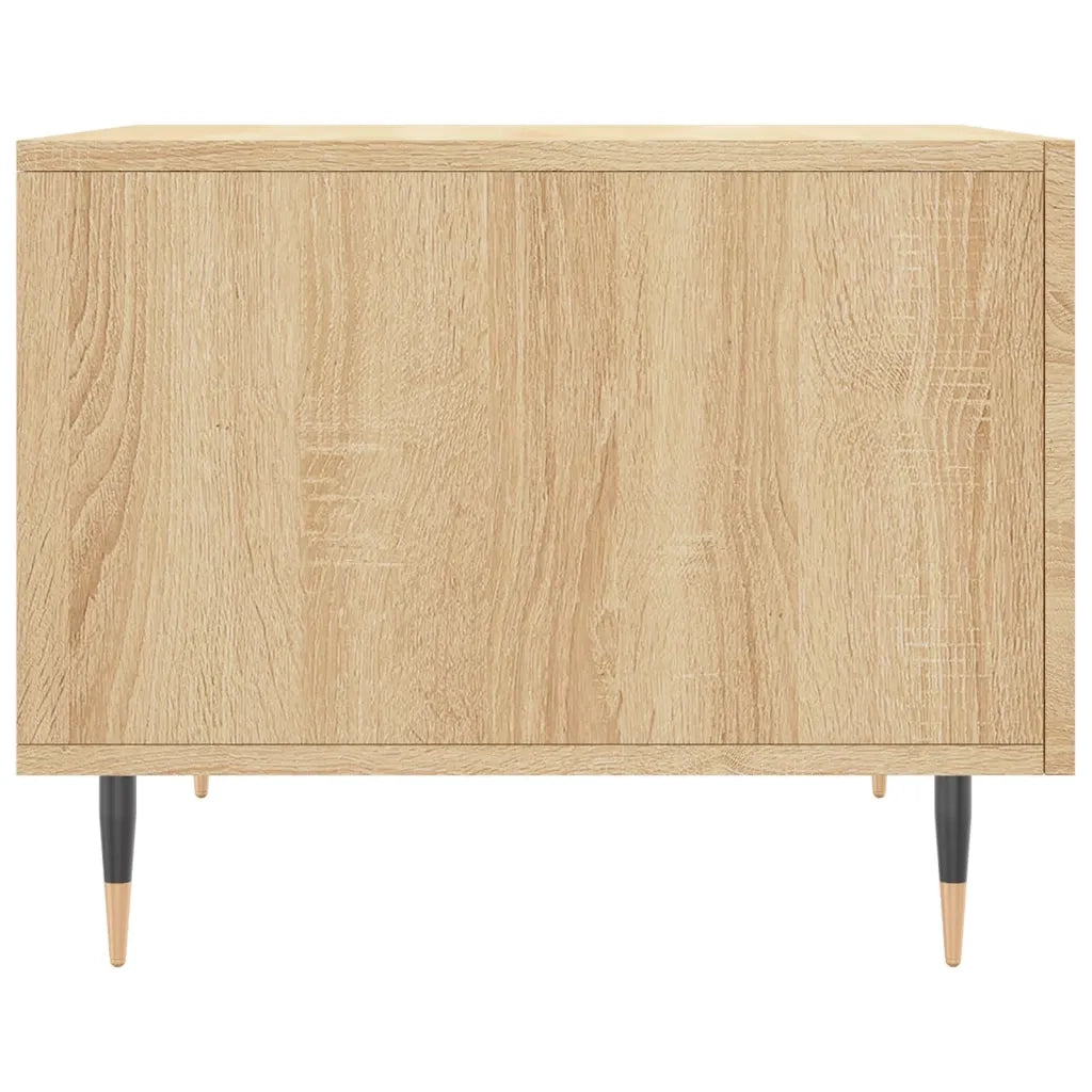 Tavolini Salotto 2pz Rovere Sonoma 50x50x40cm Legno Multistrato 829355