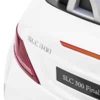 Macchina Elettrica per Bambini Licenza Mercedes SLC 300 con Telecomando, in PP e Metallo, 107x62.5x44 cm, Bianco