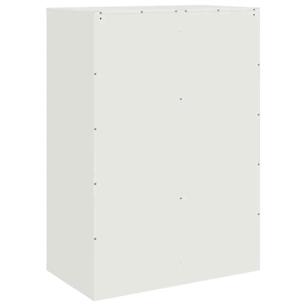 Credenza Bianca 67x39x95 cm in Acciaio 841804