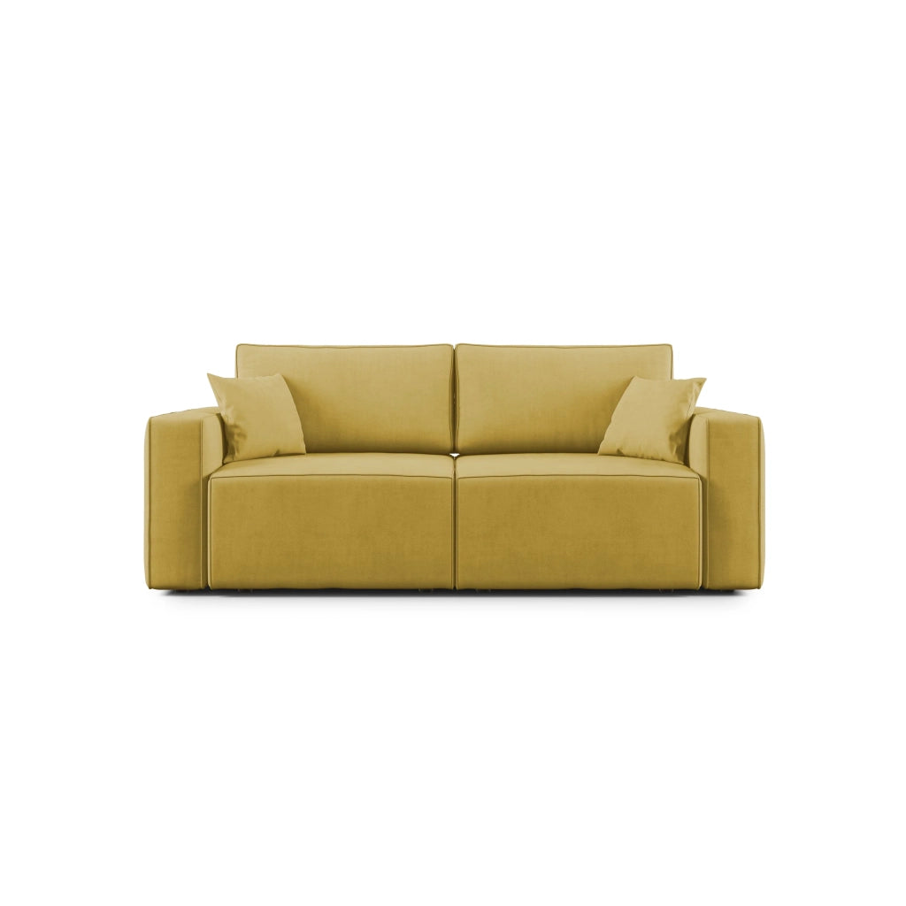 Morfeo Divano in tessuto impermeabile 215 cm giallo