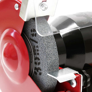 Doppia smerigliatrice 120W 2950 giri/min con 2 mole Ø125mm per sgrossatura e finitura