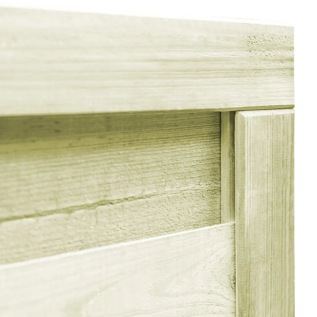 Cancello da Giardino in Legno Impregnato 100x75 cm Verde cod mxl 48479