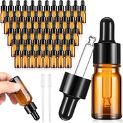 Confezione da 22 flaconi da 10 ml con boccetta a goccia anti-sballo resistente alla corrosione riutilizzabile 7,5 x 2,3 cm per olio essenziale