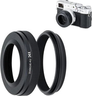 Adattore per obiettivi per fotocamere Fujifilm X100VI X100V X100 X100S X100T X100F - sostituisce LH-X100 e AR-X100 - compatibile con filtri da 49mm - protezione obiettivo