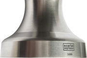 Tamper Affilato inox con lama schiacciante in acciaio inossidabile, lavorato a CNC con bordo affilato, precisione garantita