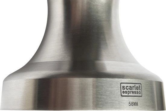 Tamper Affilato inox con lama schiacciante in acciaio inossidabile, lavorato a CNC con bordo affilato, precisione garantita