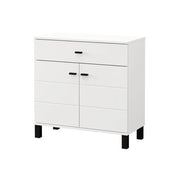 Madia Pisac, Credenza 2 Ripiani, 77x35x78h cm Bianco