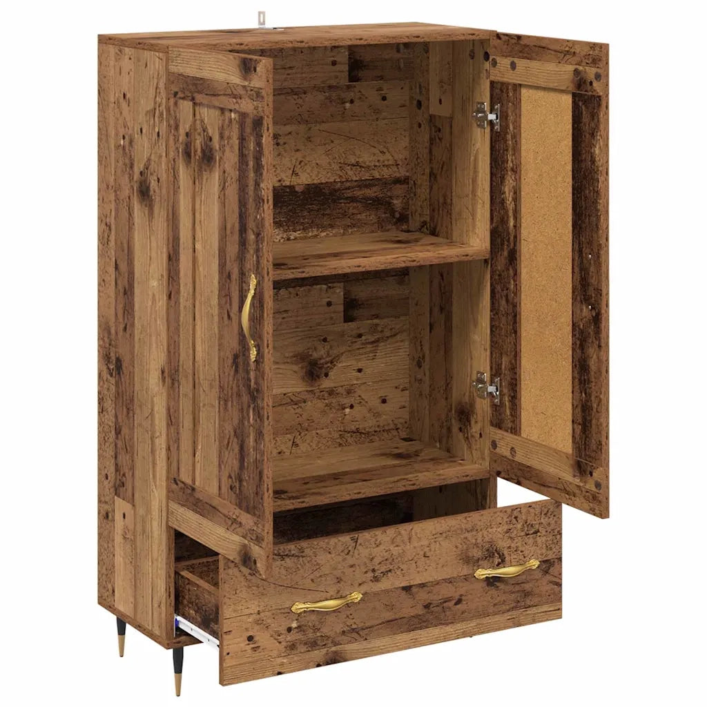 Credenza-Buffet-Armadio da cucina Legno vecchio 69,5 x 31 x 115 cm Legno multistrato 787427
