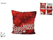 1 Pezzo Cuscino Decorativo Natale Natalizio Sfoderabile 45 x 45 cm Vari Decori