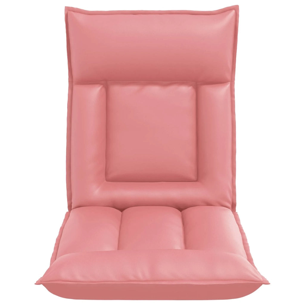 Sedia a pavimento regolabile Rosa Similpelle