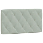 Cuscino Testiera Grigio Chiaro 100 cm in Velluto CFW4791112