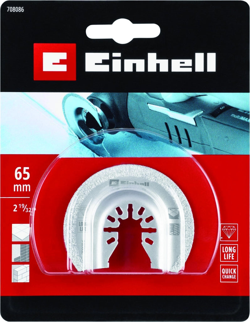 Einhell LAMA SEMICIRCOLARE MULTIFUNZIONE DIAMANTATA  mm. 65x1,2