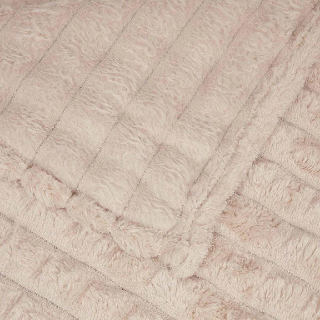 Coperte da Pile 6 pcs Beige 150 x 130 cm Panno 42016941