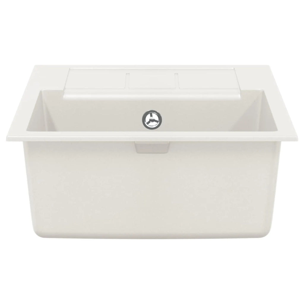 Lavello Bianco 620 x 500 mm 80% Quarzo e 20% Resina CFW7520849