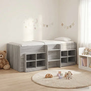 Struttura Letto Loft con Mobile 3 pz Sonoma grigio 3423411