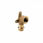 Viega gomito femmina con flangia in br onzo a pressare gas d.5x1/2  b0