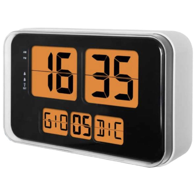 Lowell Orologio Radiocontrollato DCF con Cartelle Digitali