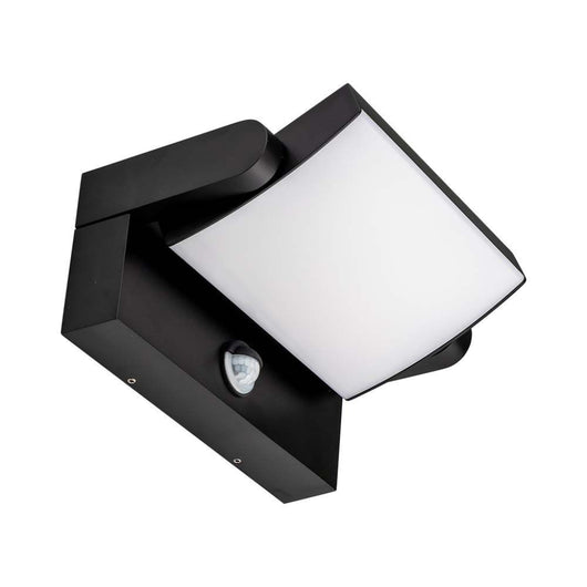 Luce a parete a LED da 20 W con sensore nero da 3000k, IP65