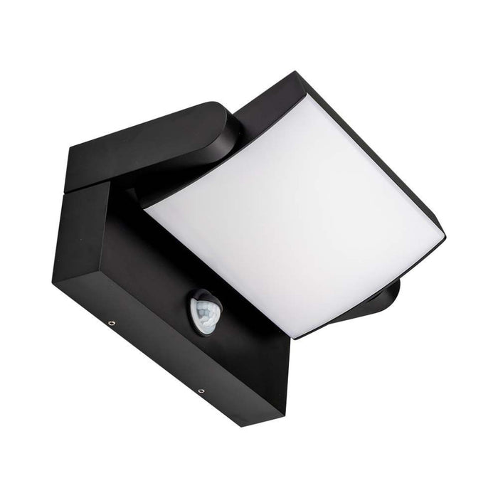 Luce a parete a LED da 20 W con sensore nero da 3000k, IP65