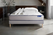 Pacchetto letto completo - Materasso 140x200cm + Box spring con doghe (kit) + 2 cuscini + Piumino - Actiflex Form