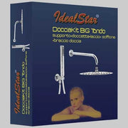 SET DOCCIA CROMO TONDO  dm 250     CARDINALE