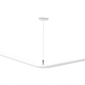 Reggitenda angolare di cm 80x80 con supporto a soffitto