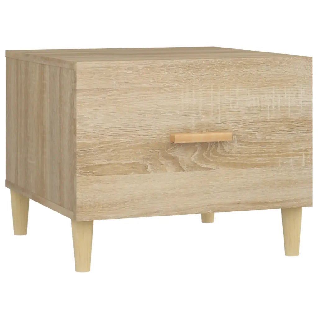 Tavolini Salotto 2pz Rovere Sonoma 50x50x40cm Legno Multistrato 812715
