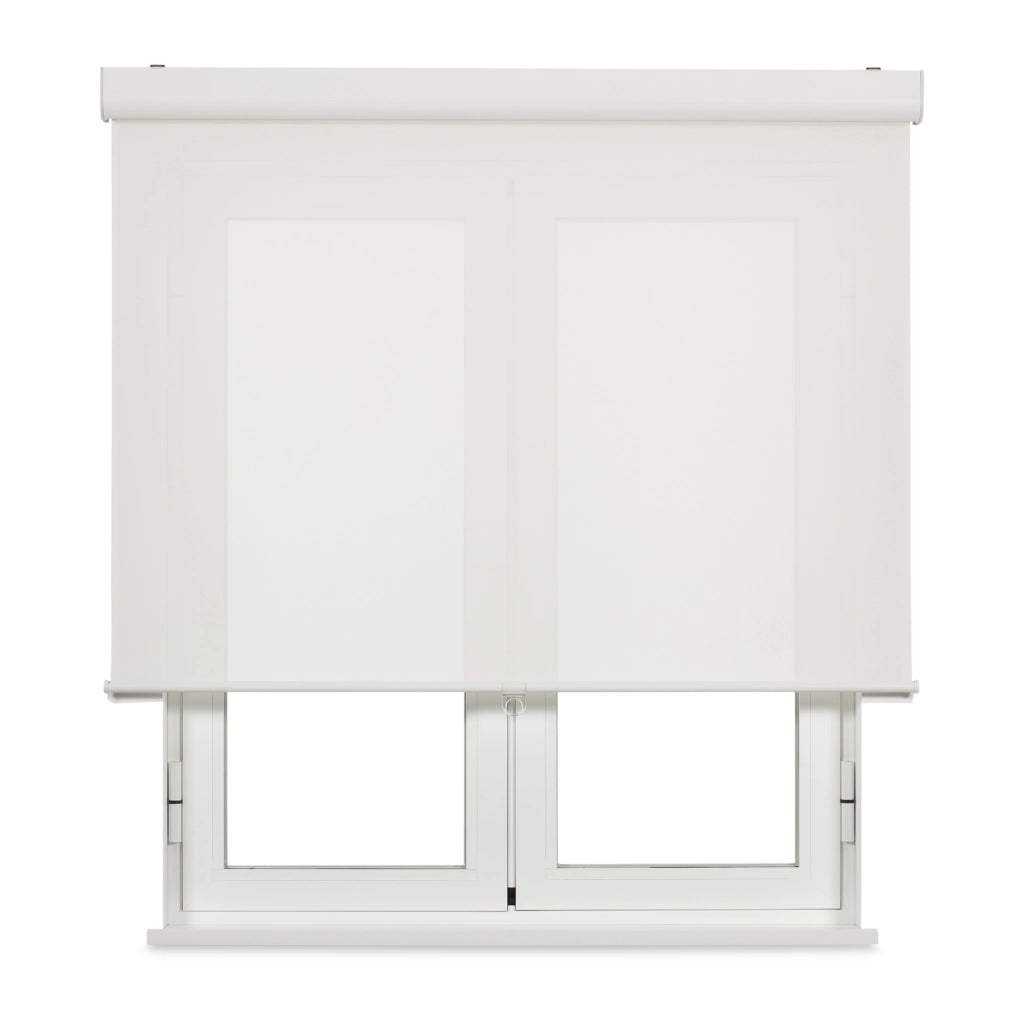 VIEWTEX Tenda a rullo a molla con cassetto Screen apertura 10% Bianco 105 X 190cm - Made in Europe - 5 anni di garanzia