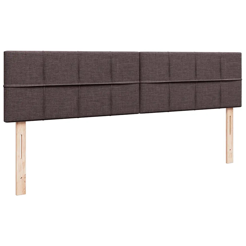Struttura Letto Pouf con Materassi 200x200 cm in Tessuto 3312853