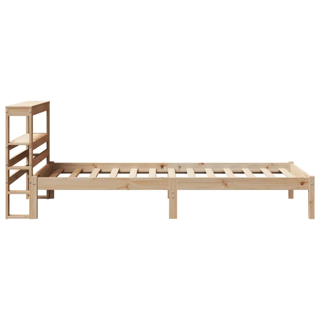 Letto senza Materasso 90x190 cm in Legno Massello di Pino