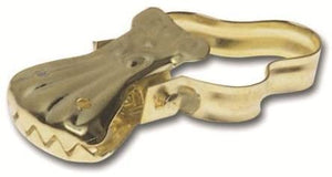 PINZETTA MANINA SCORRITENDA OTTONATA PER TENDA A.562 CONF. 100 PEZZI