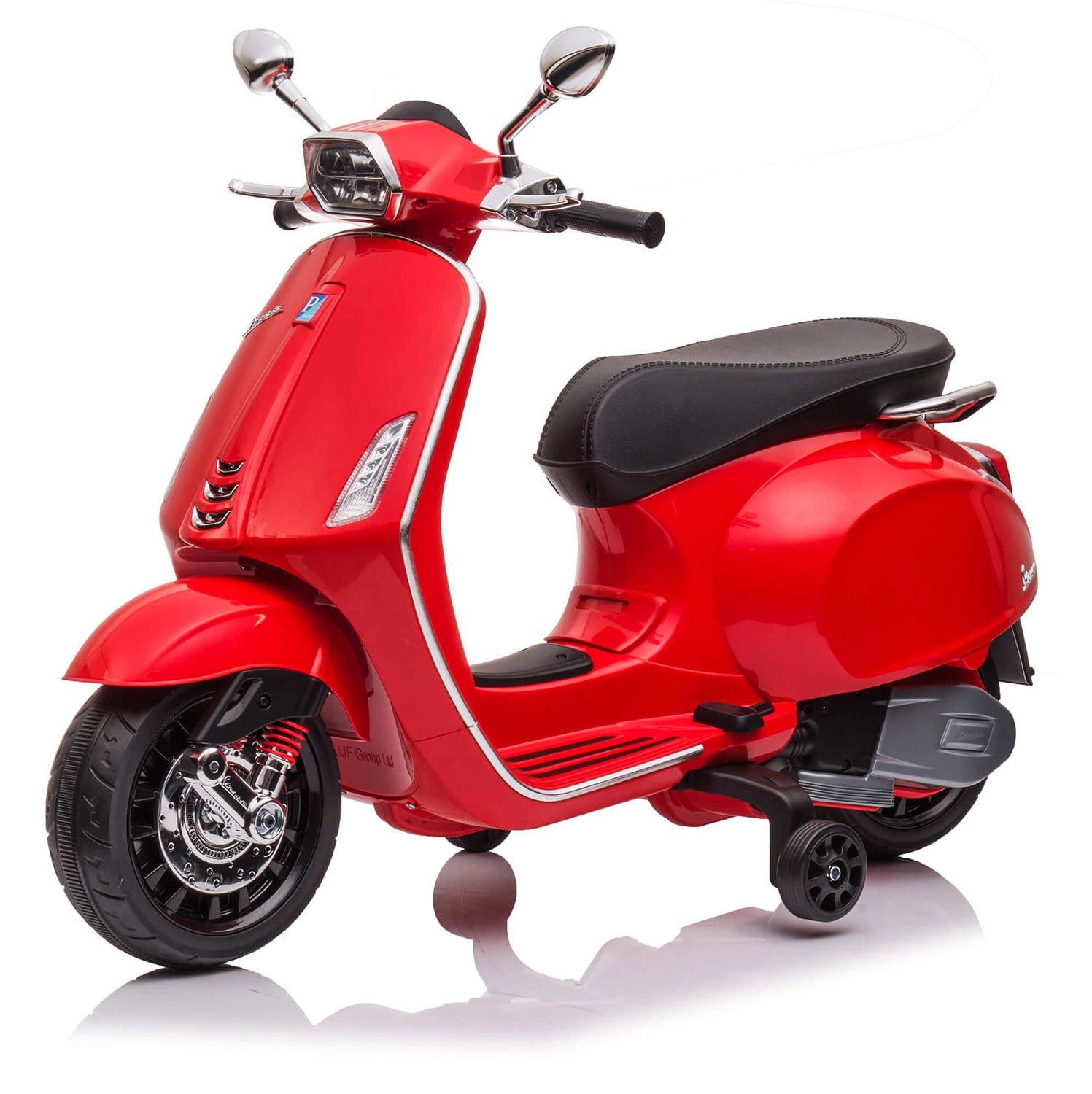 Scooter Elettrico per Bambini Licenza Ufficiale Piaggio Vespa 12V 4,5Ah Rosso