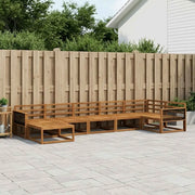Set di divani da esterno 7 pcs Naturale