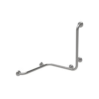 Maniglia angolare con verticale laterale universale 60x60x60h inox lucido