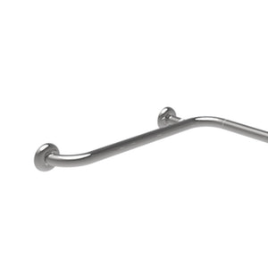 Maniglia angolare con verticale laterale universale 60x60x60h inox lucido