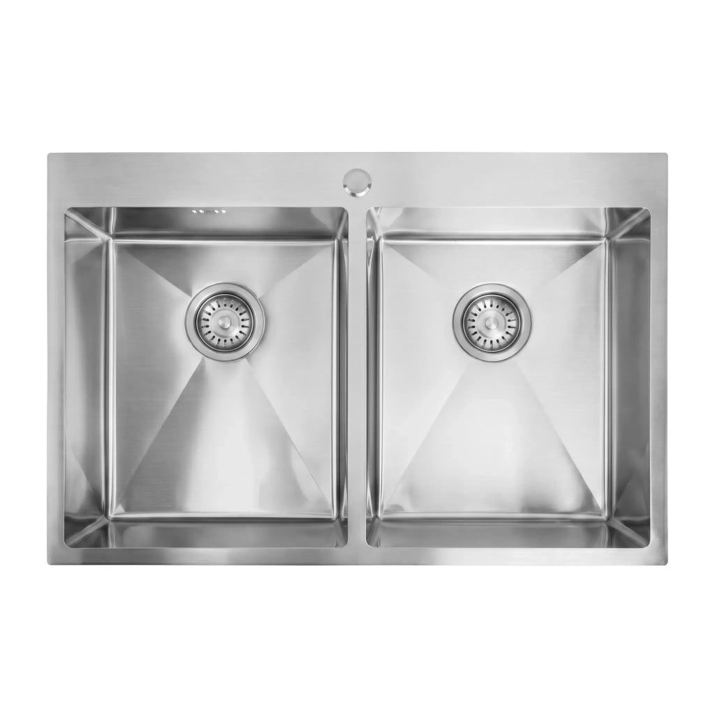 Lavello In Acciaio Toby Brush Steel senza rubinetto da cucina