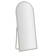 Specchio da terra ad arco con cornice illuminata a LED 77x177 cm