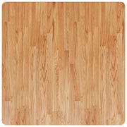 Piano Tavolo Quadrato Marrone Chiaro 80x80x2,5 Rovere Trattato 343032