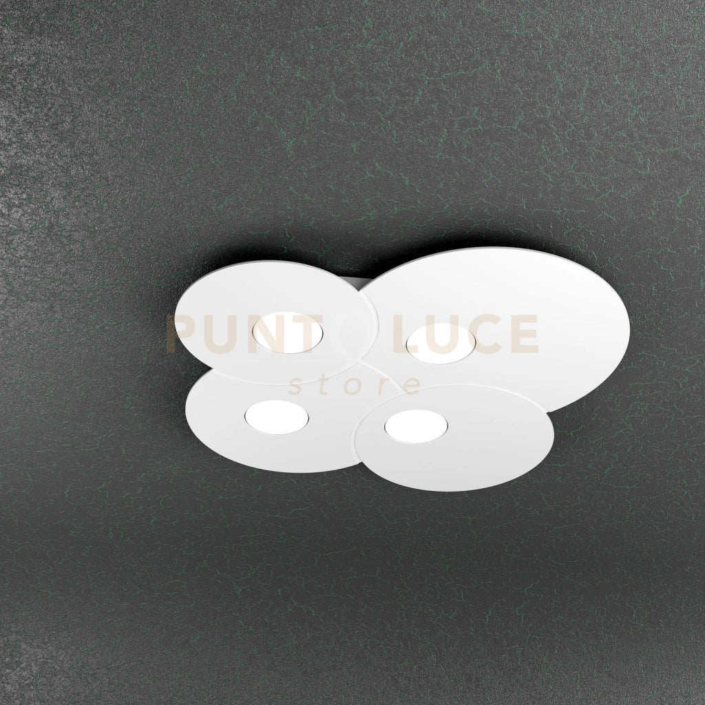 CLOUD PLAFONIERA 4 LUCI QUADRA BIANCO 1128-PL4-BI