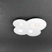 CLOUD PLAFONIERA 4 LUCI QUADRA BIANCO 1128-PL4-BI