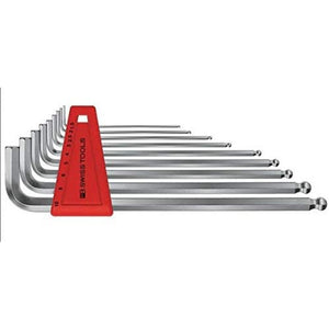 Topex 35d051 chiavi esagonali e e a sfera 9 pezzi 1.5 - 10 mm ds