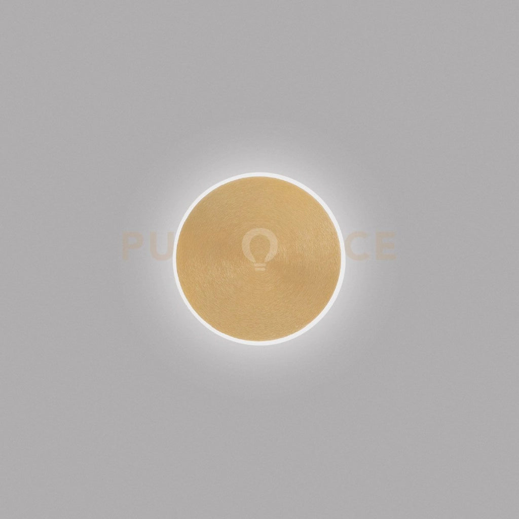 FORTUNA A/P -APPLIQUE A PARETE ORO 20W 1550LM 3000K DIMMERABILE D.30CM