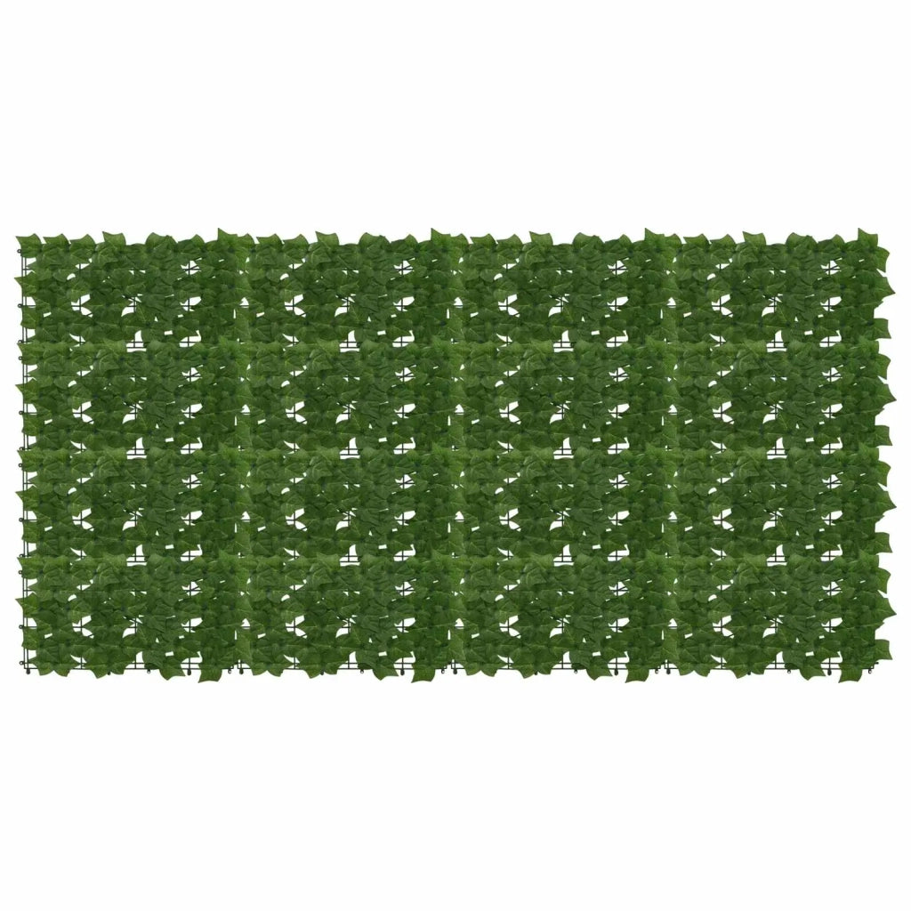 Schermo per balcone con foglie Verde 200 x 100 cm 42040657