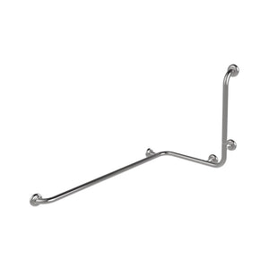 Maniglia angolare con verticale laterale universale 110x60x60h inox lucido