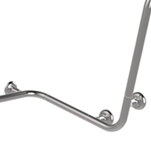 Maniglia angolare con verticale laterale universale 110x60x60h inox lucido